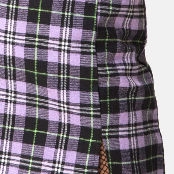 MOTEL ROCKS plaid mini skirt - Picture 5 of 6